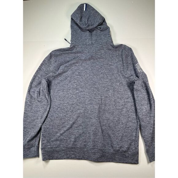 Rhoback Performance Hoodie Gray Hesi Size Large Pullover Athletic *Embroidered - Picture 10 of 11